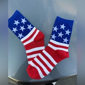 NWOT Stars and Stripes Women’s Socks
